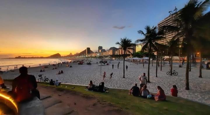 Copacabana Beach Rio de Janeiro Exteriér fotografie