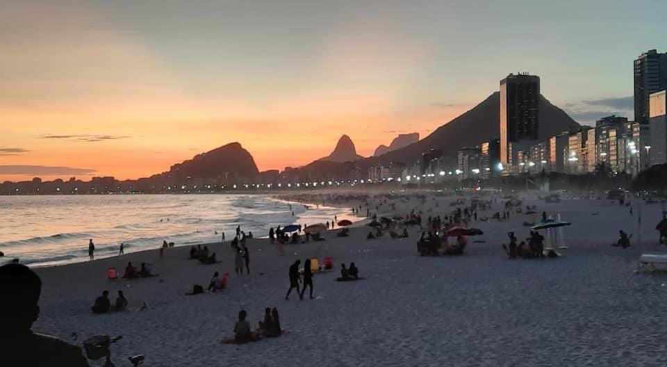 Copacabana Beach Rio de Janeiro Exteriér fotografie